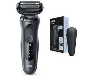 Braun Series 6 60-N1000s, Schwarz/ Grau Elek­tro­ra­sie­rer für 74,94 € (statt 87 €)