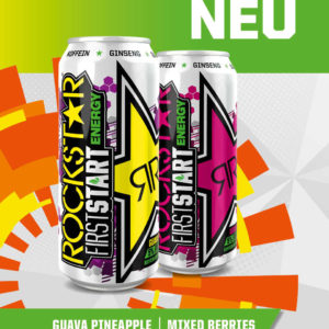 „Rockstar First Start“ Energy Drink gratis testen