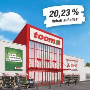 20,23 Rabatt auf alles! im toom Baumarkt BremenOslebshausen zur