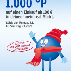 1.000 Payback-Punkte bei Real beim Einkauf ab 100€ vom 02.-07.01.2023