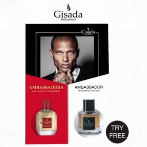 Gisada AMBASSADOR & AMBASSADORA Duftprobensticker Gratis anfordern