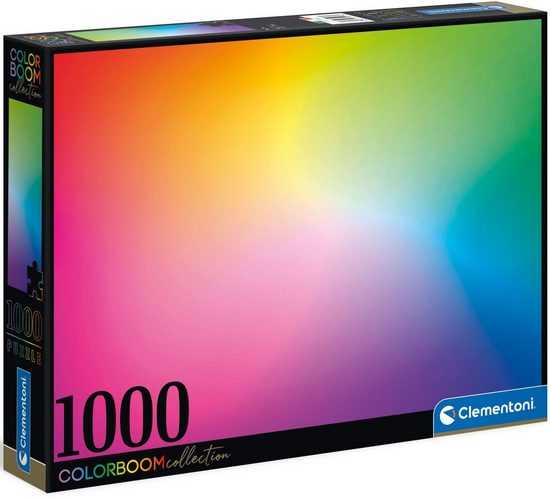Clementoni Puzzle Colorboom 500 Pezzi: Curly Tails – Poster Incluso, Made In Italy (49x36 Cm)