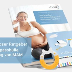Kostenloser Ratgeber zur Aufbewahrung von Nabelschnurblut &#043;Mutterpasshülle &#043;MAM Beißring Gratis