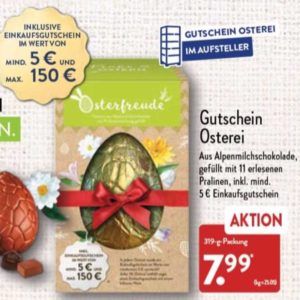 🐇 Aldi Nord & Aldi Süd: Osterei Einkaufsgutschein *ab 25.03.22*