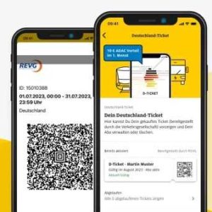 [ADAC] Deutschland-Ticket in der ADAC Trips App mit 10 Euro Rabatt für Mitglieder (Limit 5.000)