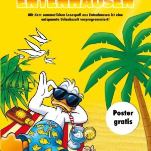Egmont-Shop ("Donald Duck"): Entenhausen-Poster gratis (Sommer 2022; ggf. Versandgebühr)