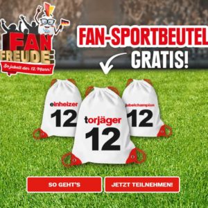 GRATIS Sportbeutel beim Kauf von 2 Kinder/Ferrero Produkten bei EDEKA
