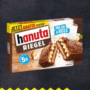 🌰 Gratis: Hanuta Riegel kostenlos testen