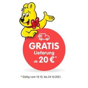 GRATIS Versand im Haribo Onlineshop (20€ MBW) - bis 24.10.2021