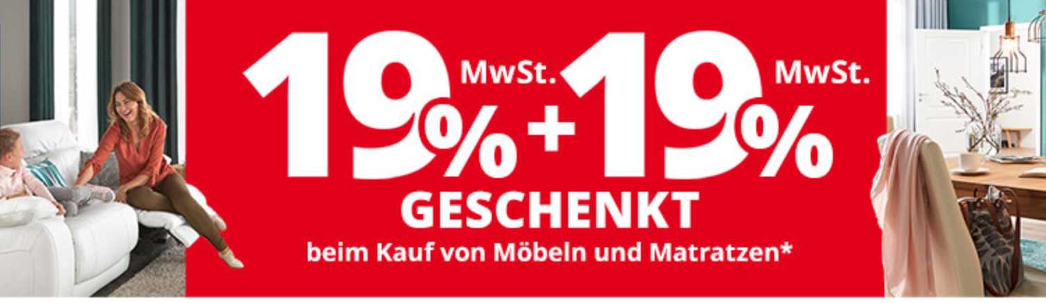 Höffner: Fast 30% Rabatt auf Möbel und Matratzen