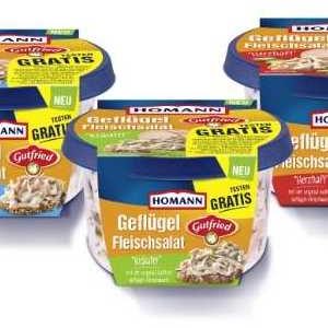 Gratis testen - Homann Fleischsalat