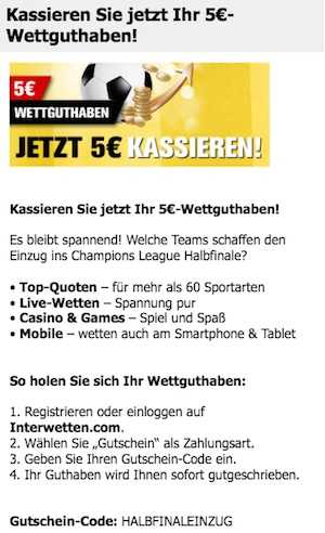 interwetten 5 gutschein interwetten 5 gutschein
