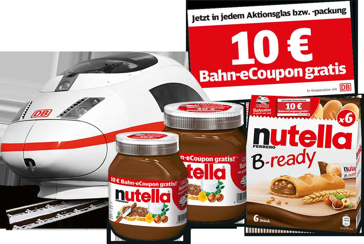 nutella bahncard coupon