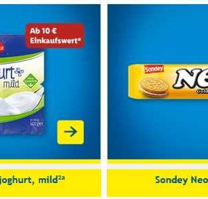 gratis Joghurt oder Keksrolle mit der Lidl App und Newsletter ab 10 Euro Einkauf