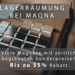 Maqna.de: Bis zu 55% Rabatt auf Magnete beim Sonderabverkauf