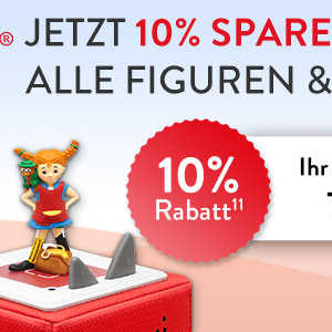 🐱‍🏍10% Rabatt auf alle Tonie-Figuren und Zubehör bei Hugendubel