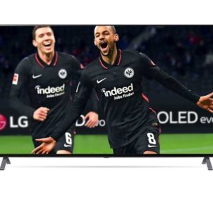 LG Electronics feiert den Europapokal-Sieg von Eintracht Frankfurt mit 42% Rabatt auf den 65'' 8K NanoCell TV