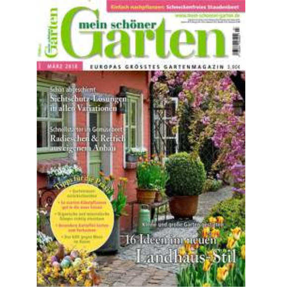 mein schöner Garten im Jahres-Abo für 2,07 € durch Prämien mein schöner Garten im Jahres-Abo für 2,07 € durch Prämien
