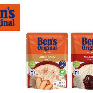 scondoo: 1 x Ben's Original Milchreis Gratis (bis 07.01.2022)