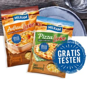 🧀 Gratis testen - Milram Käse Auflaufliebe oder Pizzaliebe