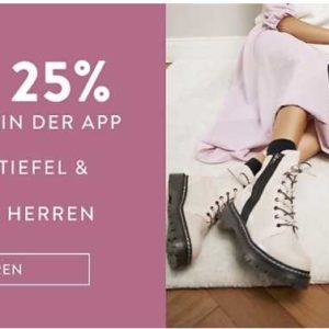 Mirapodo - bis zu 25% Rabatt auf Stiefel und Stiefeletten + gratis Versand
