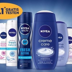 Nivea Deo und Duschgel gratis testen