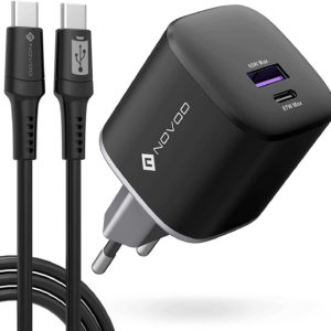 🚀 NOVOO 67W USB-C und USB-A Schnellladegerät (mit PD 3.0, GaN und USB-Kabel) für nur noch 17,12€ = 41% Ersparnis! 🫨