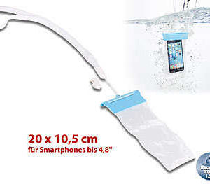 Pearl gratis: Somikon Wasserdichte Universal-Tasche für iPhone & Smartphone bis 12,2cm/4,8&#034; (&#043;VSK)