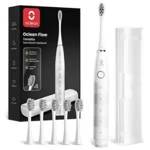 Oclean Flow elektrische Zahnbürste mit 4 Aufsteckbürsten