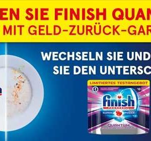 GZG Finish Quantum Tabs Probiergröße gratis testen