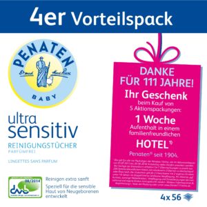 1 Woche Hotel-Aufenthalt geschenkt &#8211; bei Kauf von 5 Penaten-Aktionspackungen