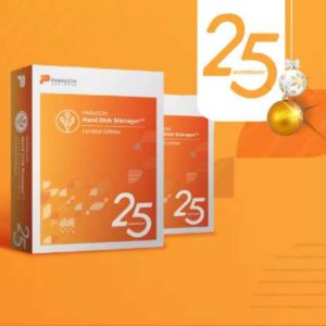 Paragon Festplatten Manager 25 Jubiläumsedition (für 64-bit Windows) gratis