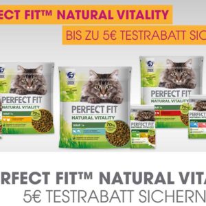 Gratis testen - Perfect Fit Natural Vitality Katzenfutter