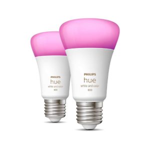 2x Philips Hue White &amp; Color Ambiance 800 E27 LED-Lampe