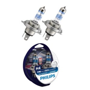 Philips RacingVision &#043;150% H4 Scheinwerferlampe 12342RVS2, Duobox (2 Stück) (14,95€ statt 22,90€)
