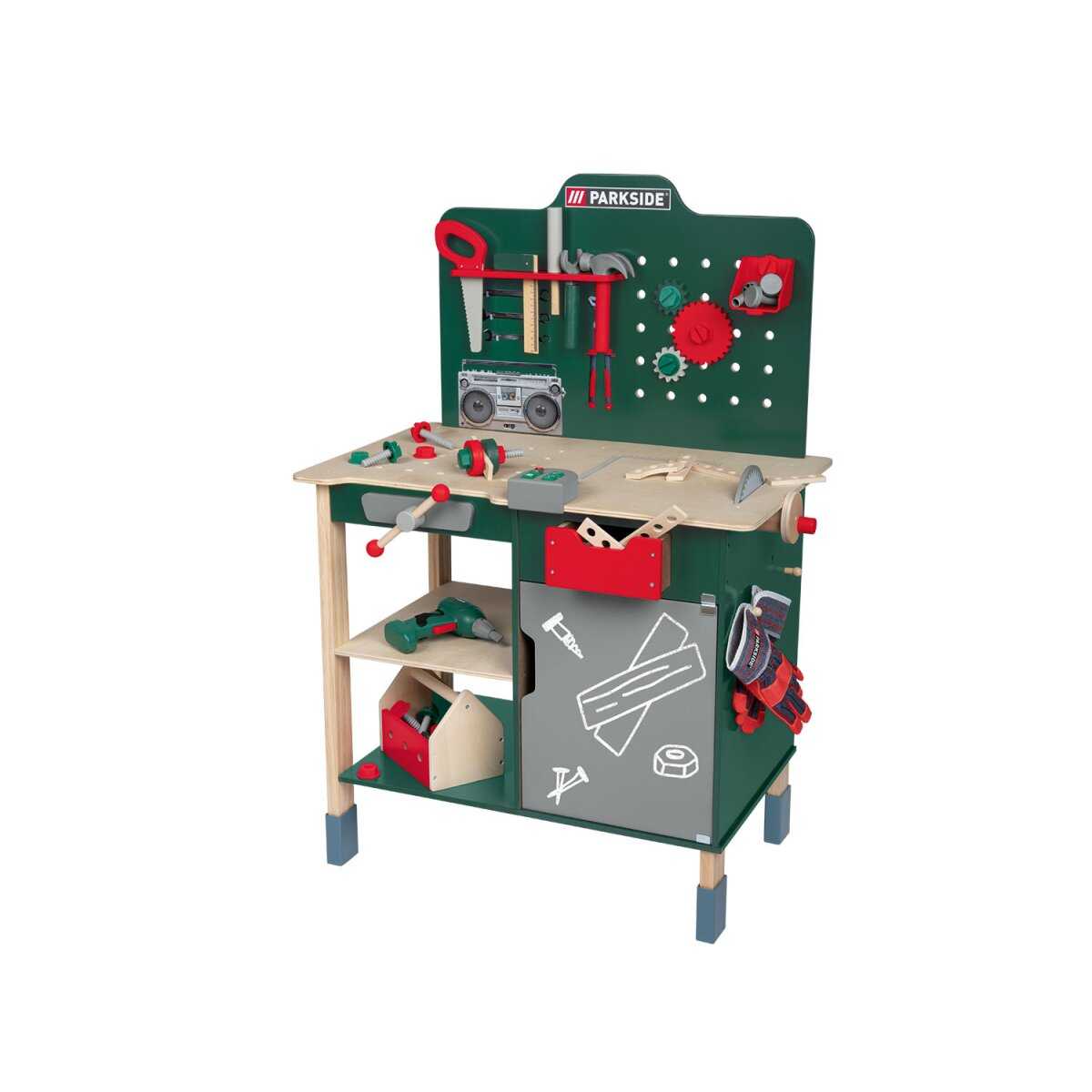 shop.retoura: PLAYTIVE® Holz Kinder Spielwerkbank, mit realistischen Sounds  - B-Ware einwandfrei (34,90€ statt 49,94€)