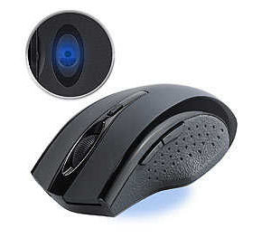 Pearl: Optische Funkmaus mit blauer LED, 1.600 dpi, 2,4 GHz, USB-Nano-Dongle gratis statt €9,99 &#043; VSK