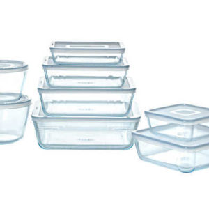 Pyrex Auflaufformen Set mit Deckel Cook & Freeze 8-teilig für 48,90 € (statt 78,52 €)