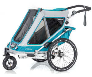 Qeridoo Speedkid2 Fahr­rad­an­hän­ger für 305€ (statt 385€)