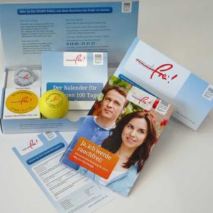 🚬 Kostenloses rauchfrei Startpaket - (Antistressball & Kalender & Infomaterial)