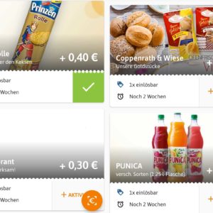 Reebates für KW 39: Prinzen Rolle, Fa Deo, Punica, C&amp;W Aufbackbrötchen