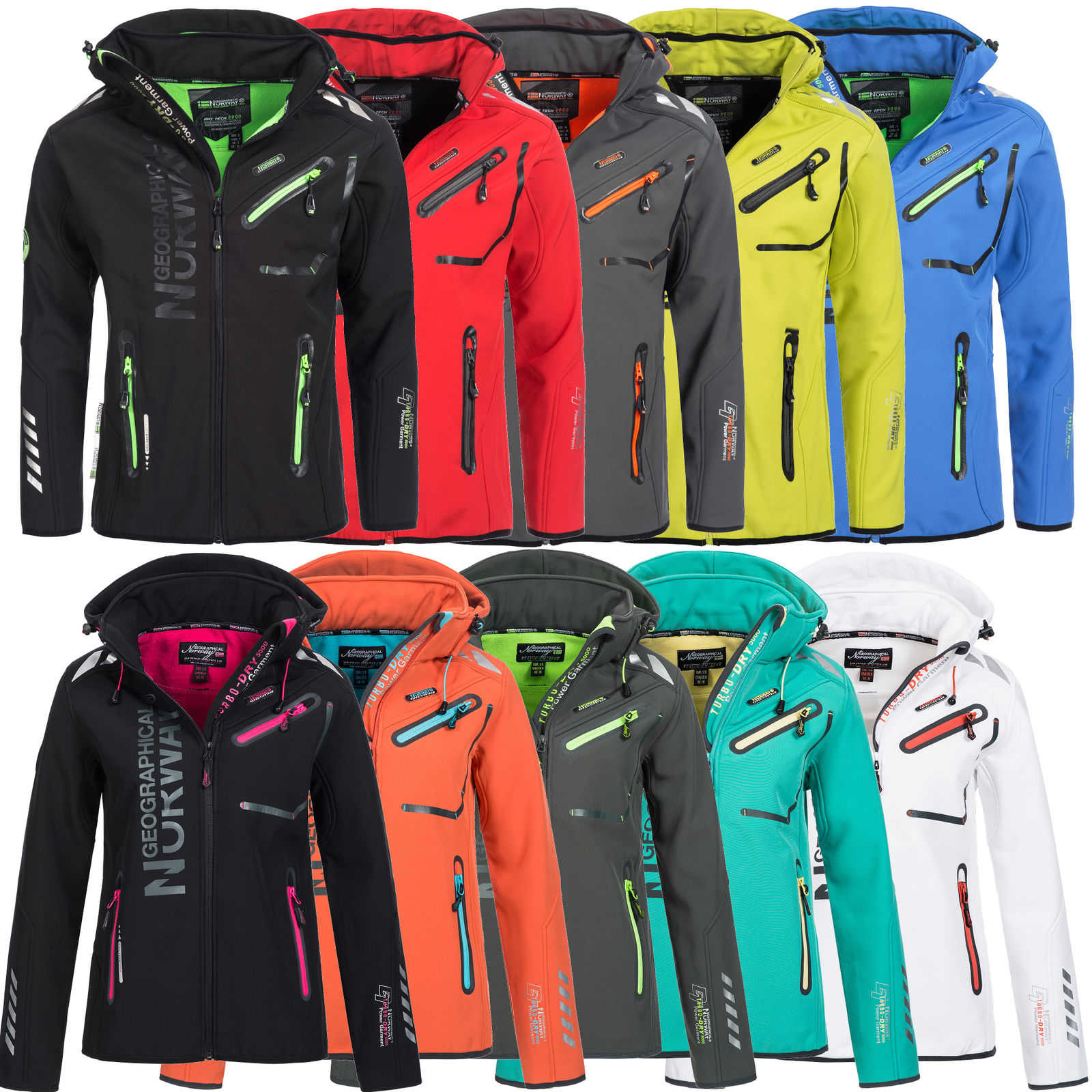 Geographical Norway Damen Softshell Funktions Outdoor Regen Geographical Norway Damen Softshell Funktions Outdoor Regen