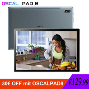 Blackview OSCAL PAB 8 Android 11 Tablet 4GB+64GB 6580mAh Wifi 5G 10.1" Octa-Core