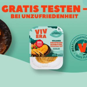 Gratis testen - Vivera Veganes knuspriges Schnitzel Hähnchen Art