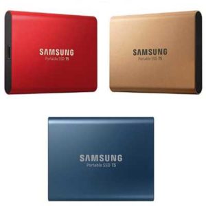 Samsung Portable SSD T5 500GB in Blau für 59€ (statt 73€)