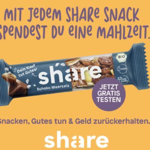 Gratis testen - share Riegel