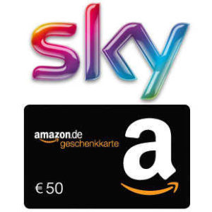 Sky Entertainment ab 16,99€ + GRATIS Cinema-Paket + 50€ Amazon.de-Gutschein* + 0€ Aktivierungsgebühr (statt 59€)