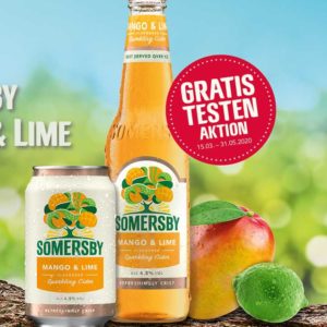 GRATIS Testen - Somersby Mango & Lime