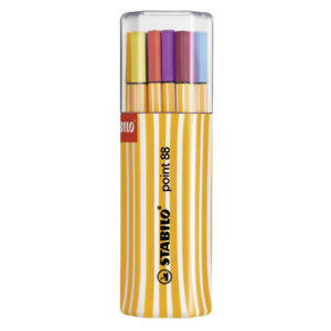 STABILO Fineliner Point 88 - 20er Twin-Pack mit 20 verschiedenen Farben für 7,99€ (Müller Abholung)