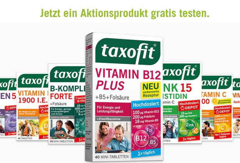 Taxofit Gratis Testen 100 Cashback